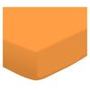 SheetWorld Fitted Basket Sheet - Orange Sherbert Jersey Knit - Solid Colors