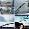 WINDSHIELD WIPER BLADES BRACKETLESS 21"+19" J/U-Hook Replacement Top Quality