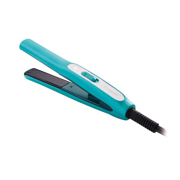 Koizumi KHS-8520/A Hair Iron, Straight, Compact, Overseas Compatible, Blue