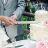 4 Pcs Wedding Cake Knife and Champagne Flutes Server Set for Bride