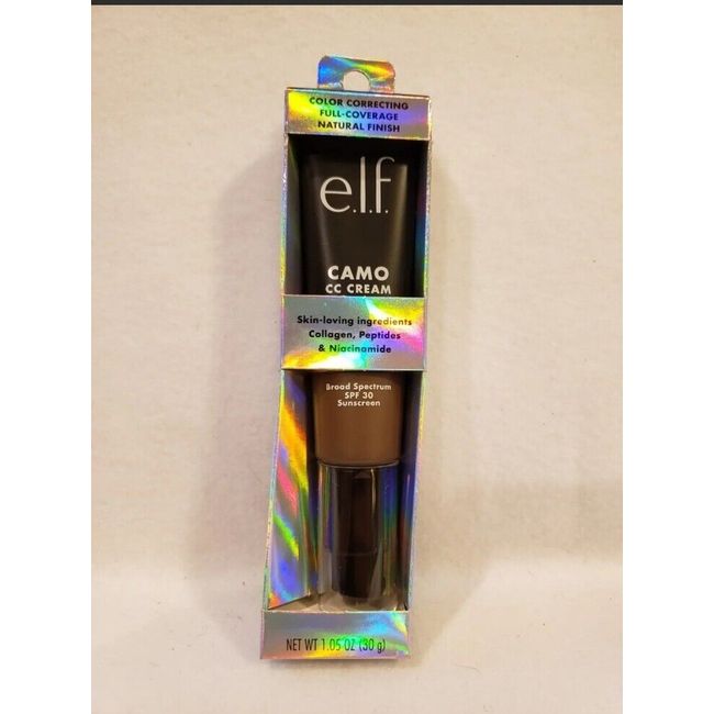 3 e.l.f. Camo CC Cream Color Correcting Full Coverage Foundation SPF 30 RICH 660