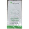 Plastic Tablecover 54x108 Rectangle Reusable, Waterproof, White