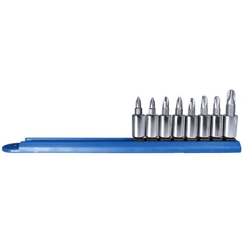 Mayhew Tools 16012 Phillips Socket Bit Set, Chrome Plated, 8-Piece