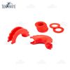 For 3/4" D-Ring Shackles w/ 7/8" Locking Pin Red Isolator + Washer Cover Protect