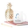 Mr. & Mrs. Panda Teetasse Einhorn Mann, Premium Glas, 300 ml