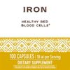 Iron 18mg 100 Capsules (Pack of 2)
