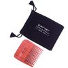 Parker's Premium Rosewood Wide Tooth Beard Comb with Jute Pouch
