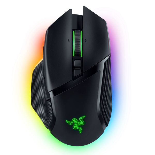 Razer Basilisk V3 Pro - Customizable Wireless Gaming Mouse with Razer HyperScroll Tilt Wheel (Focus Pro 30K Optical Sensor, 13-Zone Chroma Lighting, 10+1 Programmable Buttons) Black