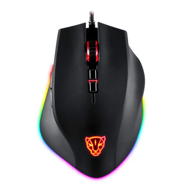Wired Gaming Mouse RGB Spectrum Backlit Ergonomic Programmable Buttons