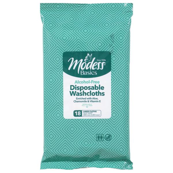 Disposable Washcloths Enriched with Aloe,Vitamin E