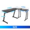 58" Computer Gaming Laptop Table L Shaped Desk Workstation Home Office Desk