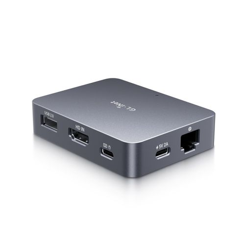 GL.iNet Comet (GL-RM1) Remote KVM Control Over Internet, 4K@30Fps, Tailscale Support, Remote Keyboard, Video, Mouse，Install OS Via BIOS Control, Adapted KVM Switches, Mouse Jiggler for Home Work