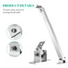 Pair Solar Panel Mounting Brackets Adjustable Angle Tilt Mount Fixing Wall Roof