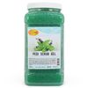 SPA REDI - Exfoliating Scrub Pumice Gel, Mint and Eucalyptus, 128 Oz - Manicure, Pedicure and Body Exfoliator Infused with Hyaluronic Acid, Amino Acids, Panthenol and Comfrey Extract