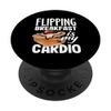 Pancakes Flipping Breakfast Is My Cardio PopSockets Adhesive PopGrip