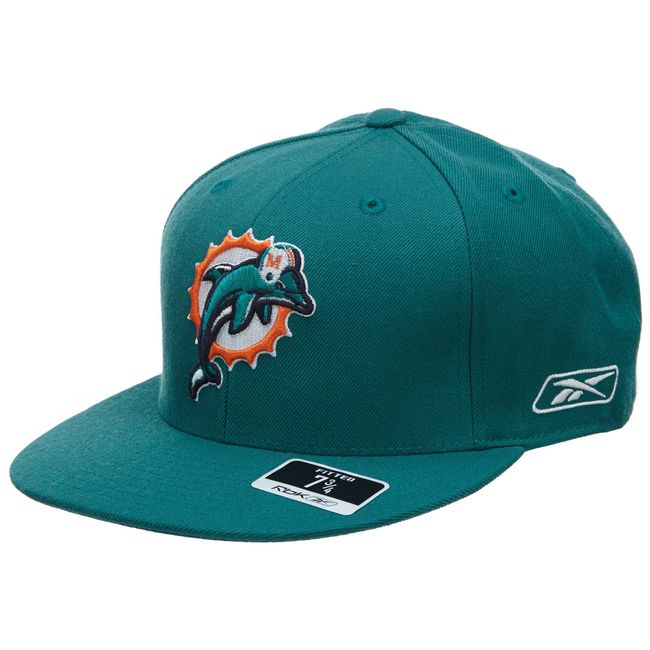 Reebok Miami Dolphins Fitted Hat Mens Style : Hat261