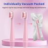 10PCS Toothbrush Replacement Head Compatible with Vekkia Kids Electric Toothbrush + [30PCS Floss Toothpick + 1 Free Universal Holder] Soft and Comfortable for Children's Teeth and Gums （Pink）