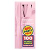 Amscan Blush Pink Big Party Pack Plastic Knives