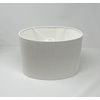 Cream Off White Textured 100% Linen Oval Lampshade