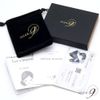 OVER-9 Terahertz Ore Plate Face Care Lymphatic Massage Acupressure Beauty Small Face Beauty Skin Beauty Device Power Stone Natural Stone Terahertz Cassiness Inspected by Public Institutions! F Type Approx. 3.5 inches (90 mm)