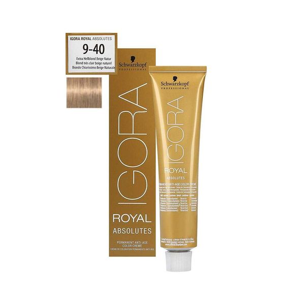 Igora Royal Absolutes 9-40 Extra Light Beige Blonde 60 ml