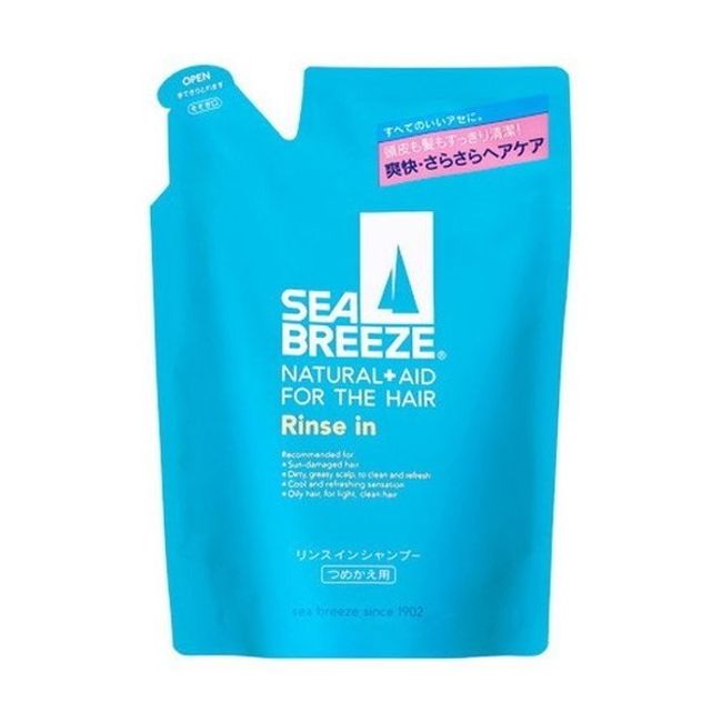 [Set of 10] Fine Today Sea Breeze Rinse-in Shampoo Refill (400ml) x Set of 10 [Genuine Product] [ori]