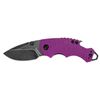 Shuffle, Purple Grn Handle, Blackwash Plain w/Clip