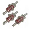 Universal Inline Motorcycle Fuel Filter 8mm. Motorbike Quad MX (3 Pack)