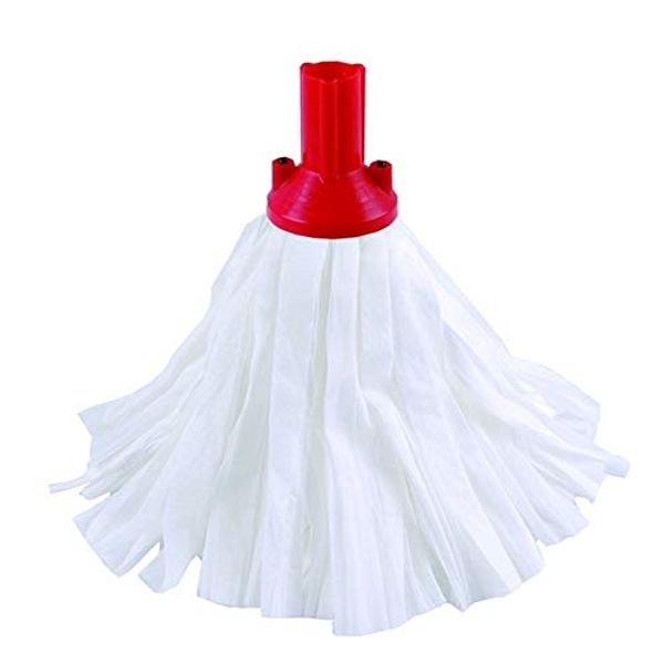 Professional Super White Colour Coded Mop Head - Red