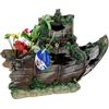 Penn-Plax Sunken Gardens Shipwreck Bow, Large, Multicolor, RR811