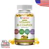 MENXI Vitamin B Complex 60 Capsules B1,B2,B3,B5,B6,B7,B9,B12, Immune Support