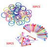 Longbeauty 550pcs Ear Piercing Gun Kit Stainless Steel Body Piercing Tools Studs Earrings Nose Lip Navel Piercing Machine for Home Salon Piercing Needles (Purple-550pcs)