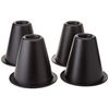 Homecraft 14 cm/5.5 inch Stackable Cone Raisers for Beds - Set of 4