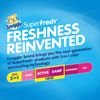Plus SuperFresh Fabric Softener Dryer Sheets with Static Control and Odor Eliminating Technology, Burst, White, 200 Count, Spring