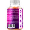 Vitamatic Prebiotic Fiber Gummies for Adults - 7G Fiber Extra Strength - Zero Sugar Added - 60 Pectin Based Gummies - Digestive Health & Regularity Support