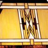 Robert Louis Tiffany Walnut Mission Collection Rustic Table Lamp with Nightlight 27" Tall Wood Base Tiffany Style Antique Stained Art Glass Shade for Living Room Bedroom House Bedside Nightstand