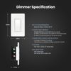 Feit Electric Wi-Fi Smart Dimmer Light Switch, 3 Pack, White