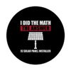 Funny Solar Panel Installer Saying Solar Power Installation PopSockets Swappable PopGrip