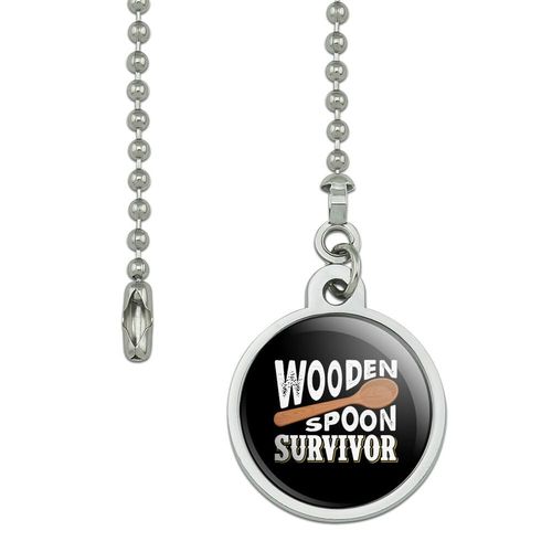 Graphics & More Wooden Spoon Survivor Ceiling Fan and Light Pull Chain