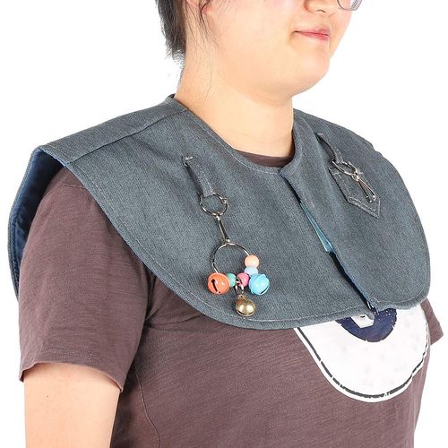 Parrot Anti-Scratch Shoulder Protector Training Shoulder Cape, Stand Shoulder Cape, 19.3x12.2in Multi-functional Pet Shoulder Pad Diaper Shawl for Small Medium Parakeets Cockatiels, Sun Conures