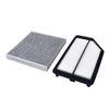 Combo Set Engine Cabin Air Filter Activated Carbon For 2011-2017 Honda Odyssey