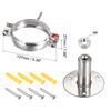 sourcing map Wall Mount Ceiling Mount Pipe Support, 304 Stainless Steel Adjustable Pipe Bracket Clamp for 85-89mm Pipe