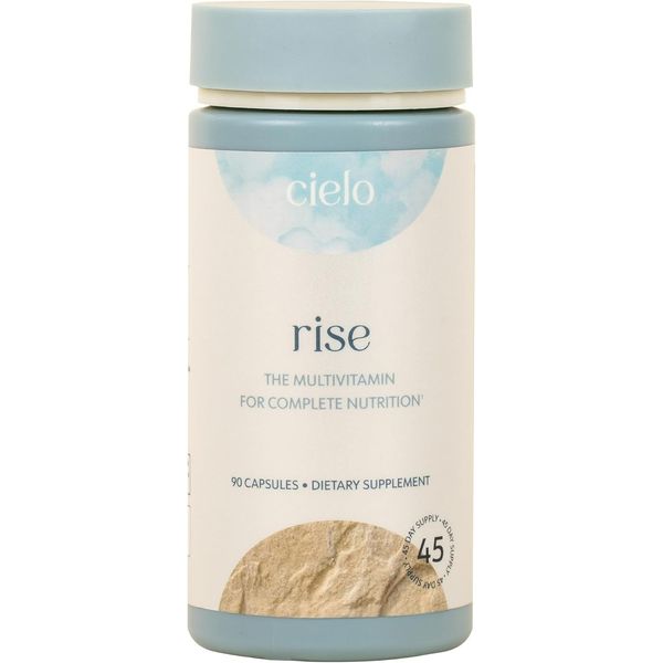 Cielo Rise Multivitamin 45-Day - Vitamin A, C, D3, E, K2 - for Digestive Support