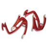 Zipwall SC2 Wall Mount Dust Barriers, 4Pack, red, 2 Count