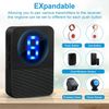 ChunHee Wireless 2 Door Chimes + 5 Door Sensors