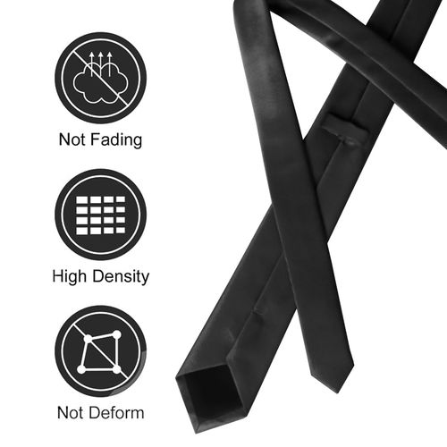 Men Ties Solid Color Neck Tie for Men Wedding Business Formal Neckties 3.15"（8cm)