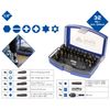 BRILLIANT TOOLS Bit Set, Pieces. [Powered by KS Tools], Black, 32-TLG