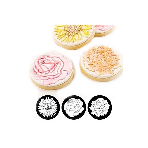 Autumn Carpenter Designs Cupcake Top Impression Mat Set - Floral