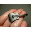Nakano MM-80P/FG/S Standard Brooch, Fork Guitar, Silver
