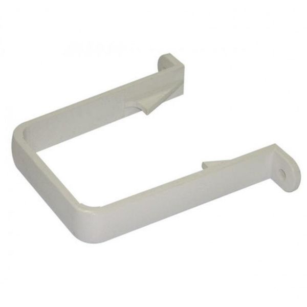 3 Pack RCS1W FLOPLAST Square Stand Off Downpipe Clips (White)